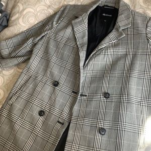 Madewell Plaid Blazer Jacket